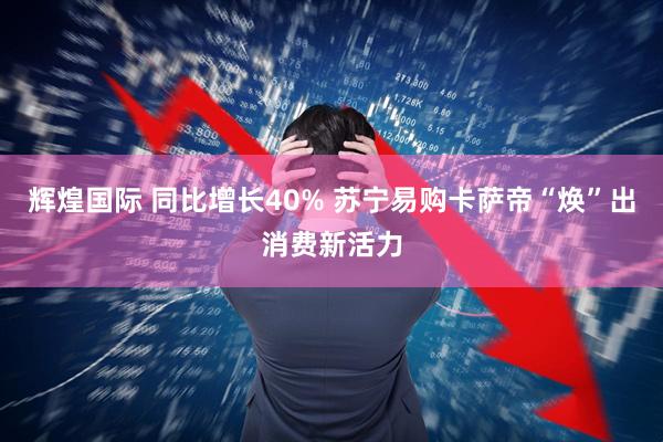 辉煌国际 同比增长40% 苏宁易购卡萨帝“焕”出消费新活力