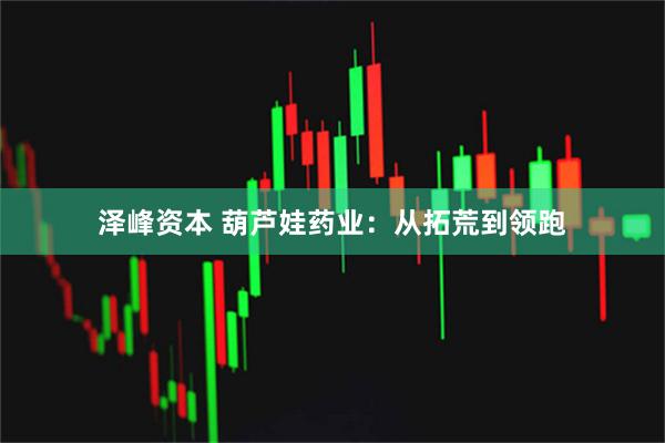 泽峰资本 葫芦娃药业：从拓荒到领跑